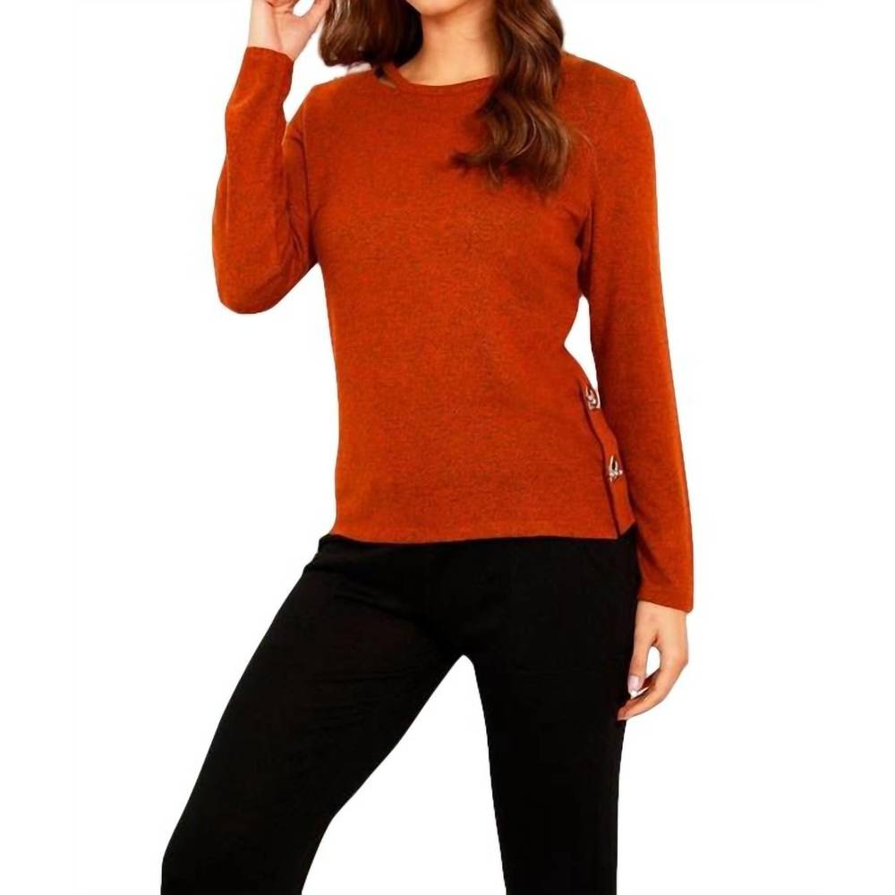 NEW FRENCH KYSS supersoft grommet top in spice